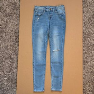 Old Navy Mid-Rise Distressed Skinny Jeans